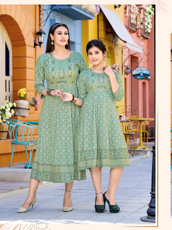 Banwery Me And Mom Vol 2 Mother Daughter Designer Kurti Collection